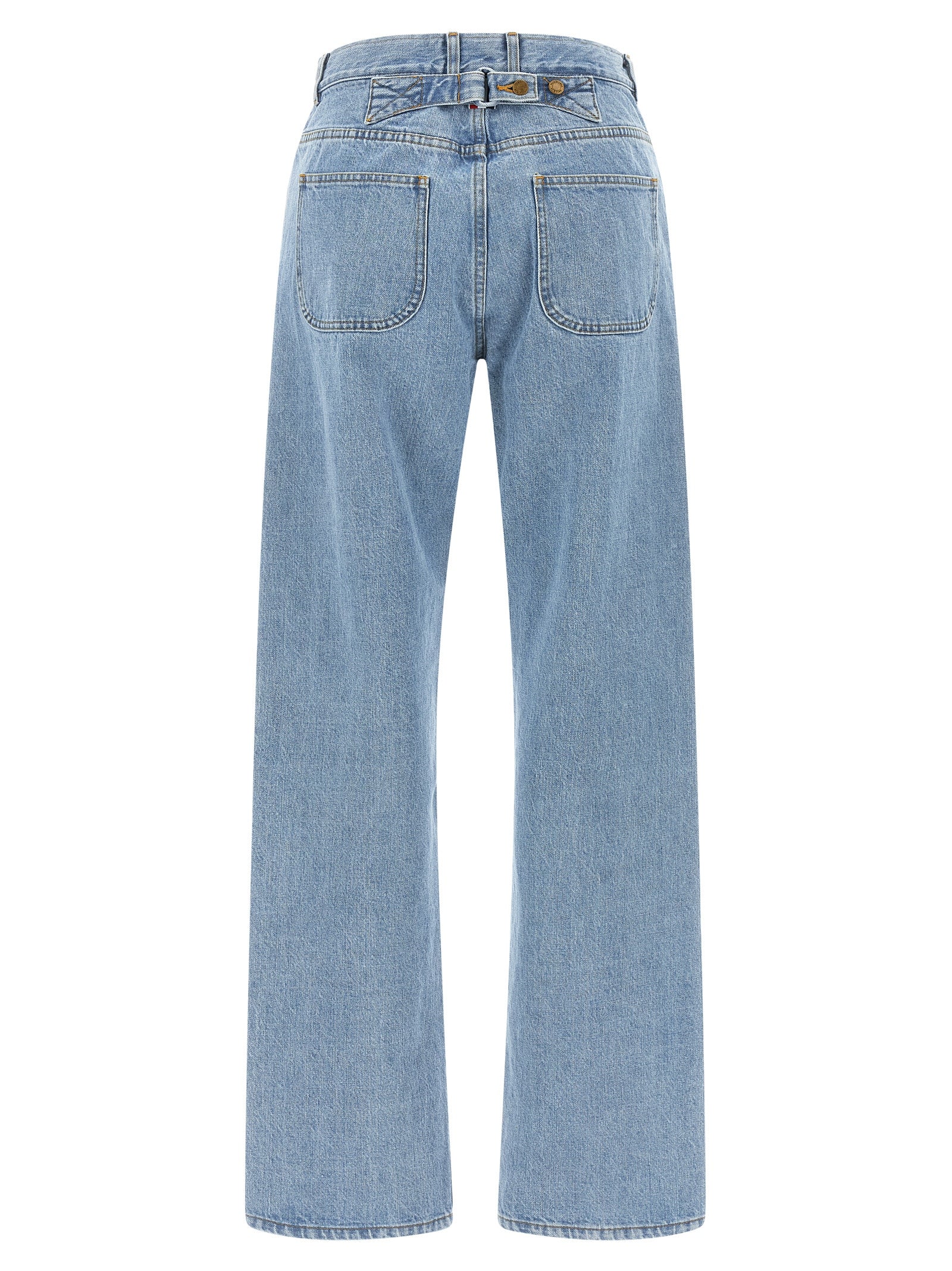 Thom Browne Blaue Jeans aus Baumwolle im geraden Schnitt