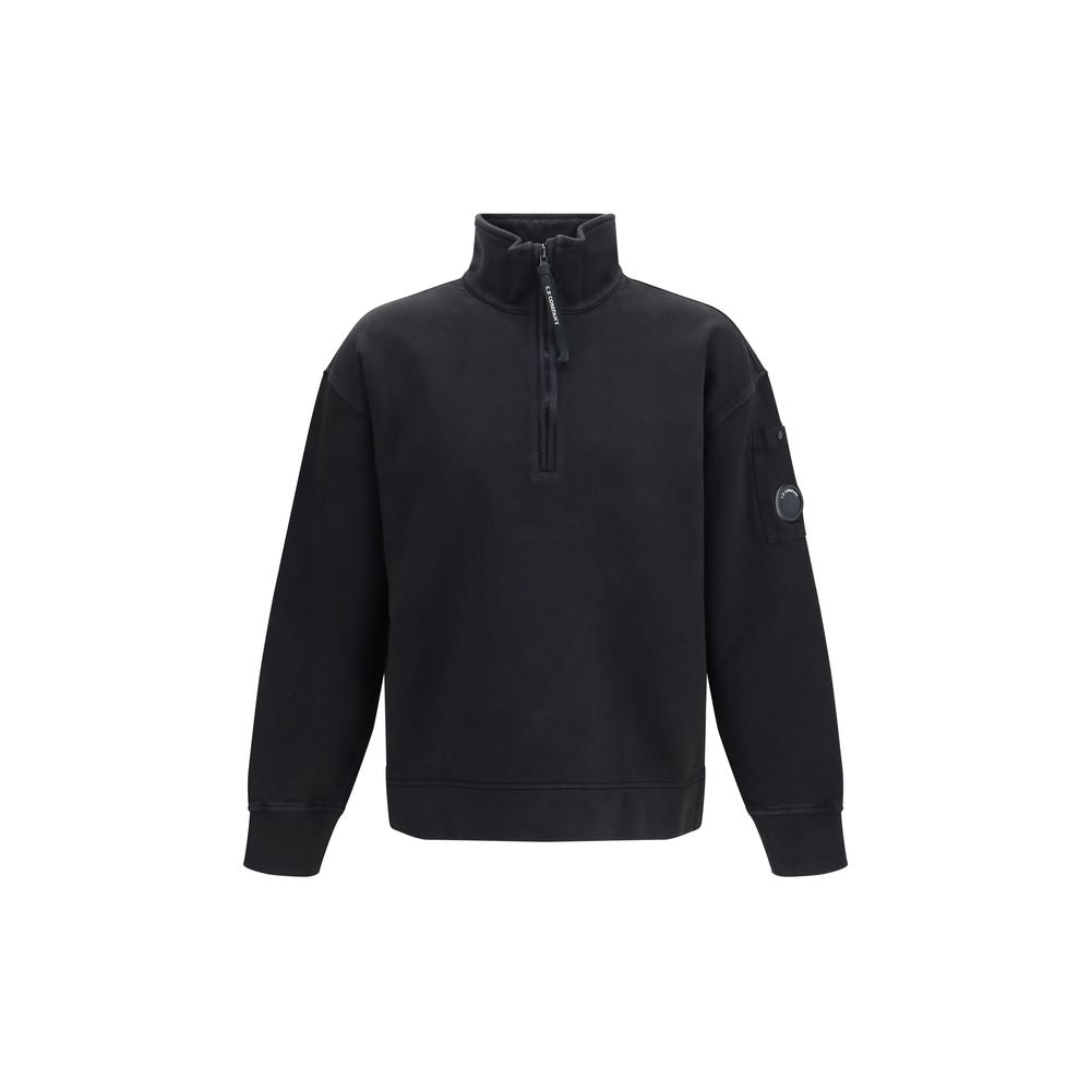 C.P. Company Schwarzer Baumwoll-Sweatshirt