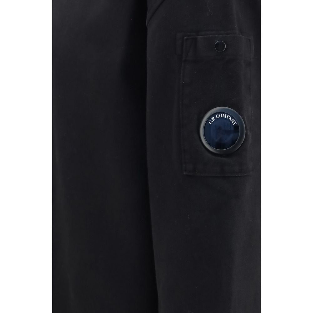 C.P. Company Schwarzer Baumwoll-Sweatshirt