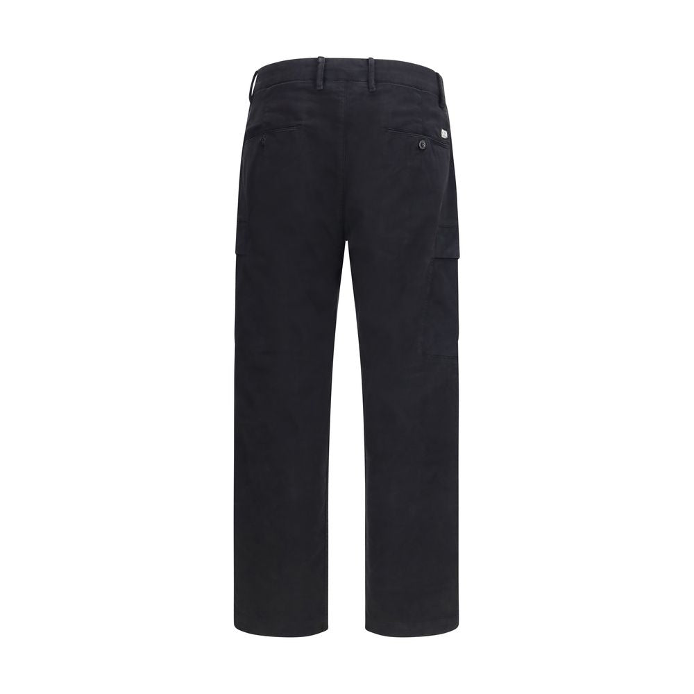 C.P. Company Schwarze Cargo-Hose aus Baumwolle
