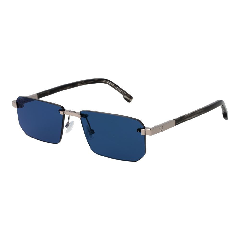 Hugo Boss Sonnenbrille aus silbernem Metall
