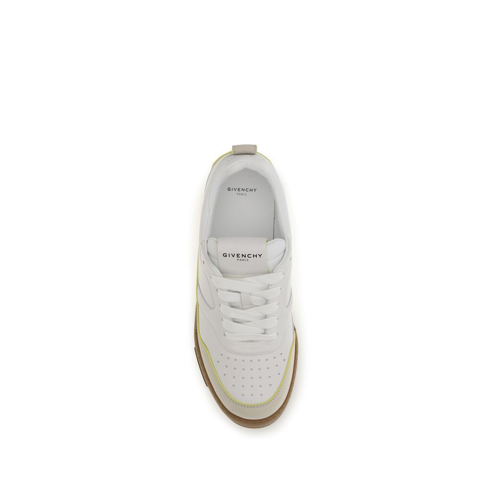 Givenchy Weiße Low-Top-Sneaker aus Kalbsleder Bos Taurus