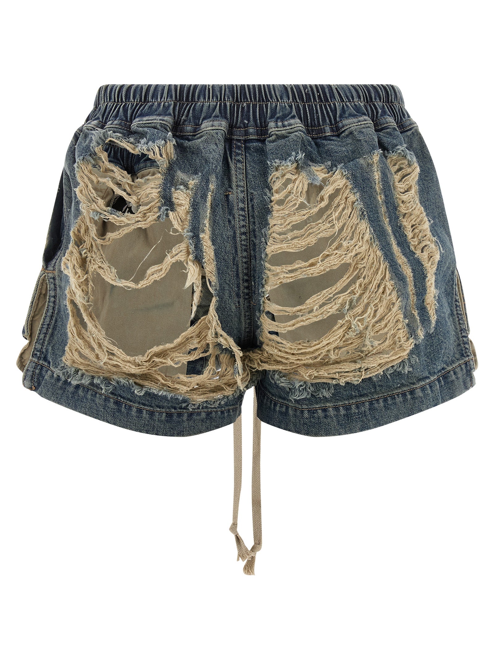 DRKSHDW Blaue Baumwoll-Bermudashorts