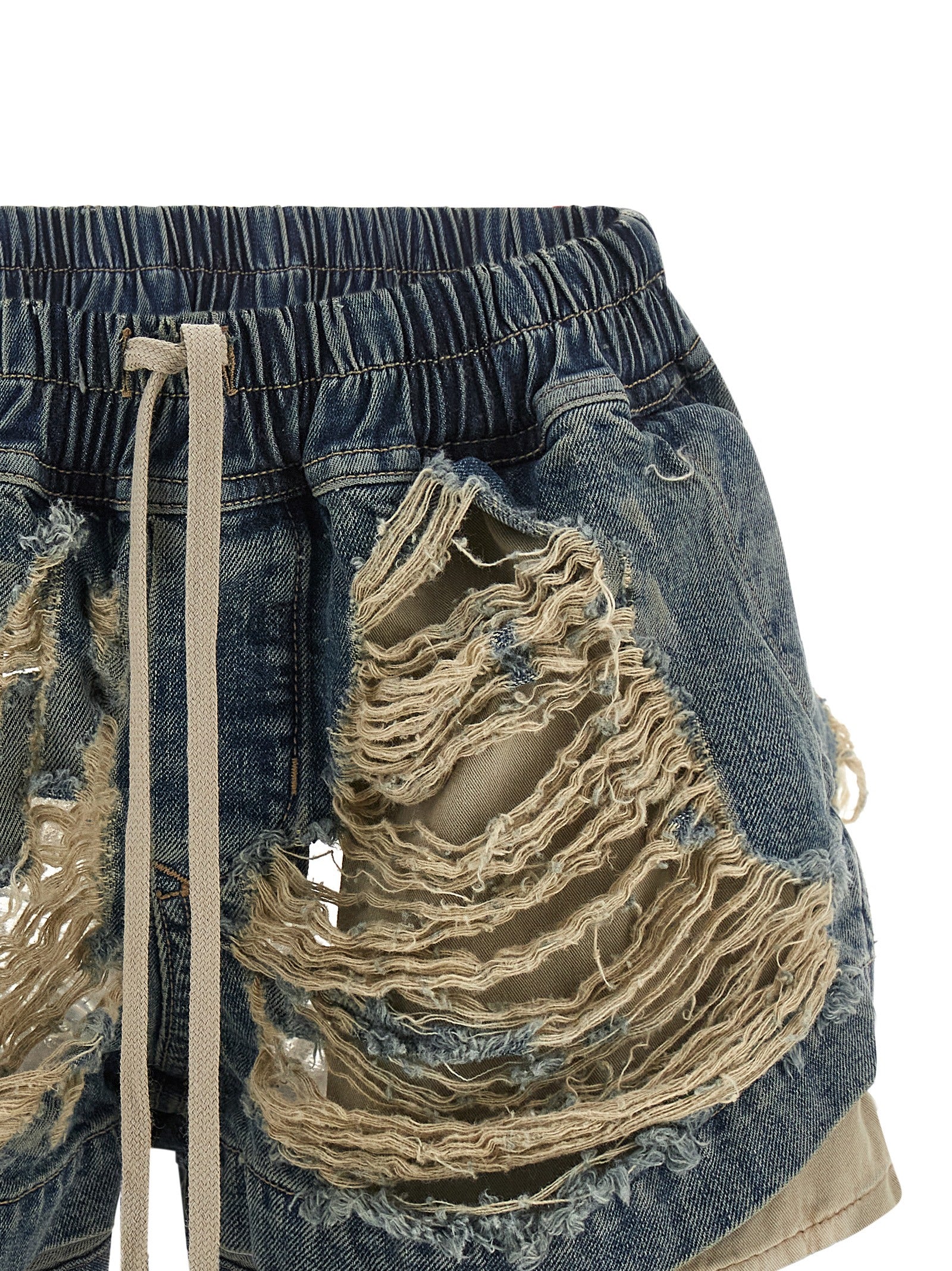 DRKSHDW Blaue Baumwoll-Bermudashorts