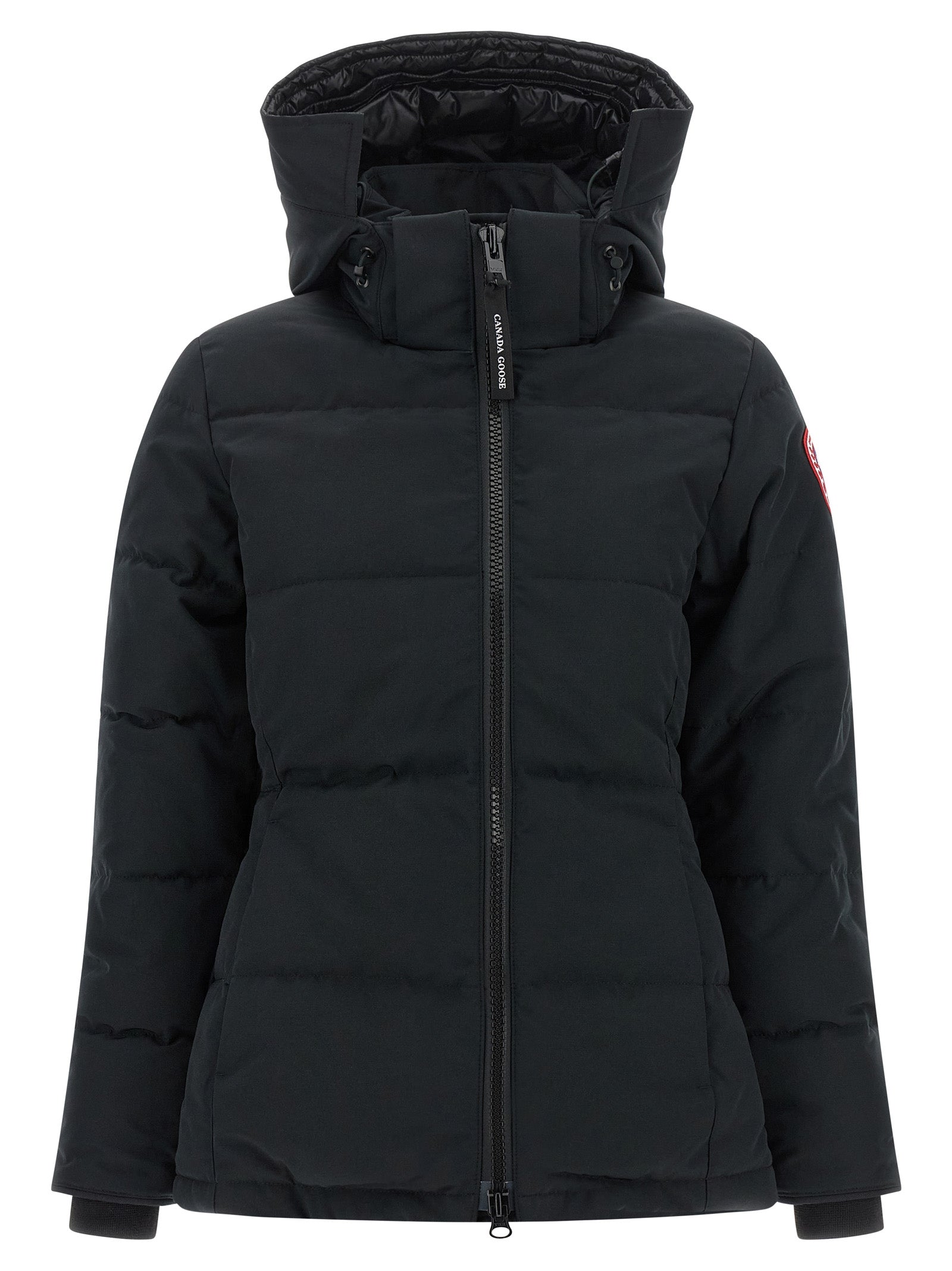 Canada Goose Schwarzer Parka aus Polyester