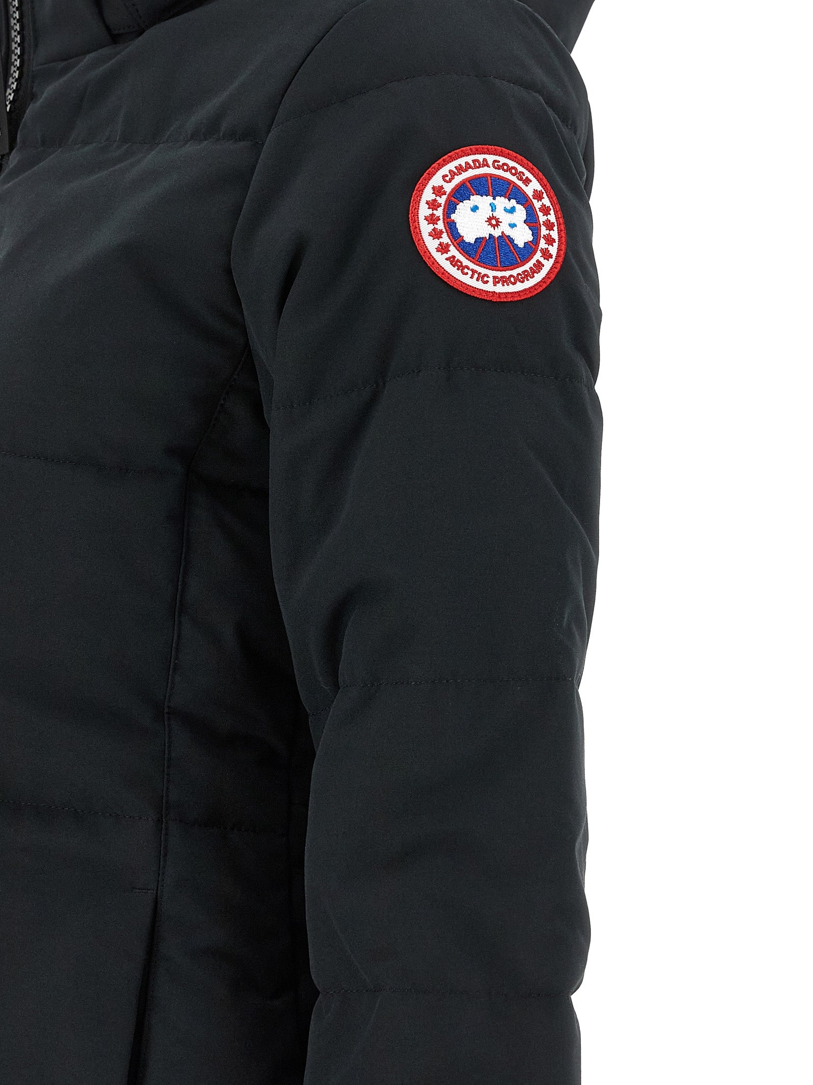 Canada Goose Schwarzer Parka aus Polyester