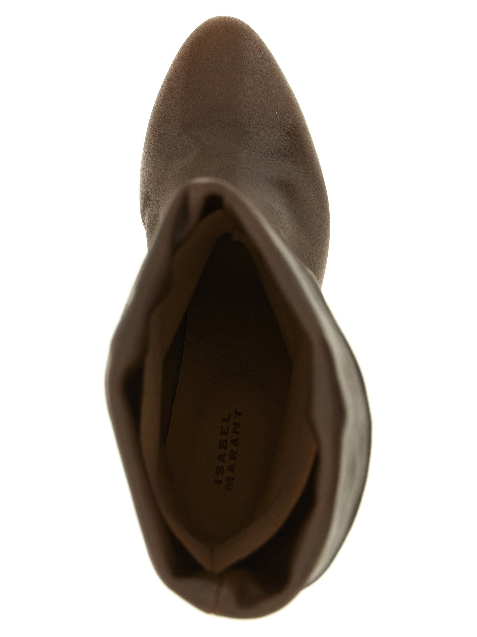 Isabel Marant Braune Ankle Boots aus Rindsleder