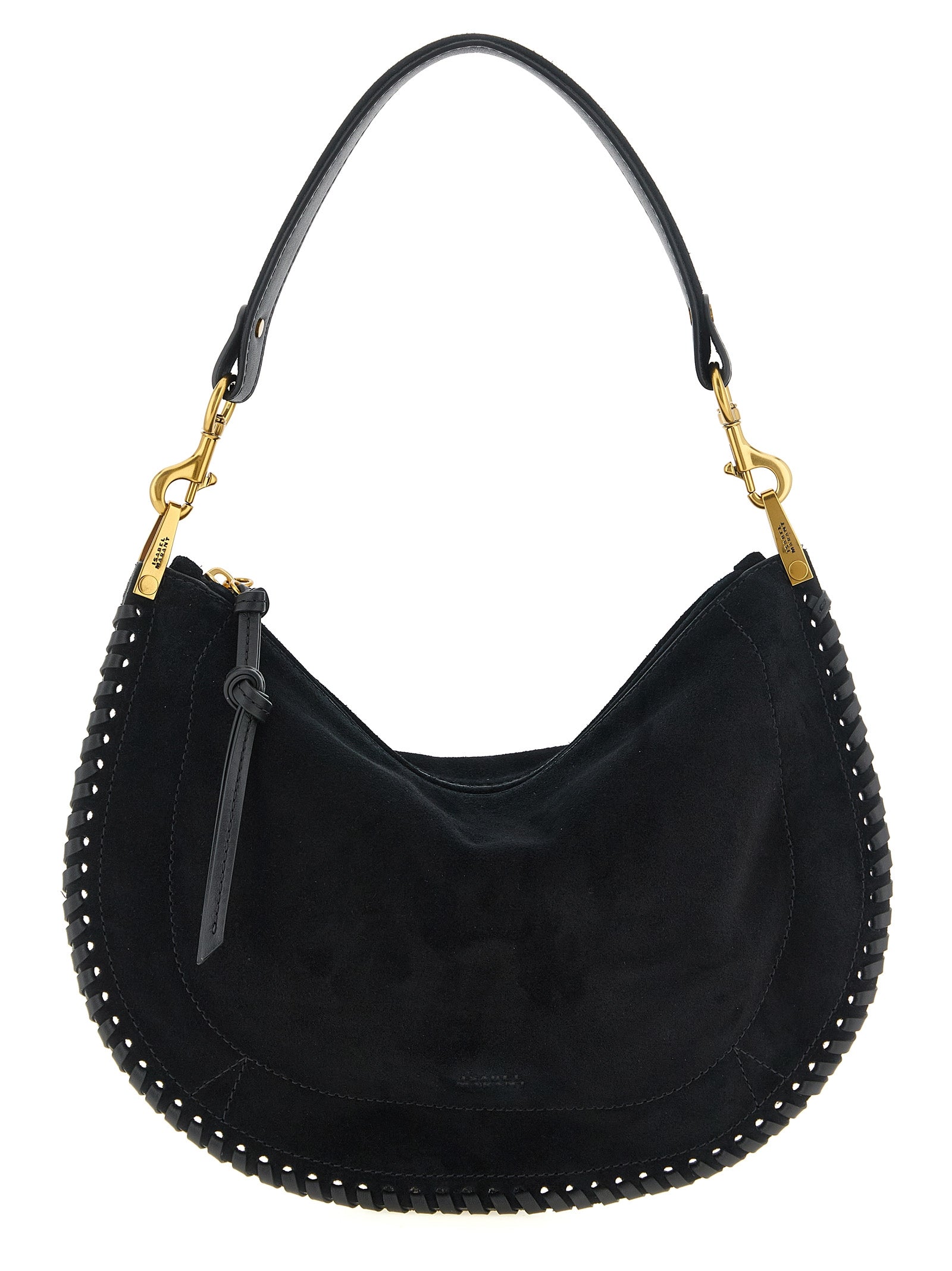 Isabel Marant Schwarze Kalbsleder-Handtasche