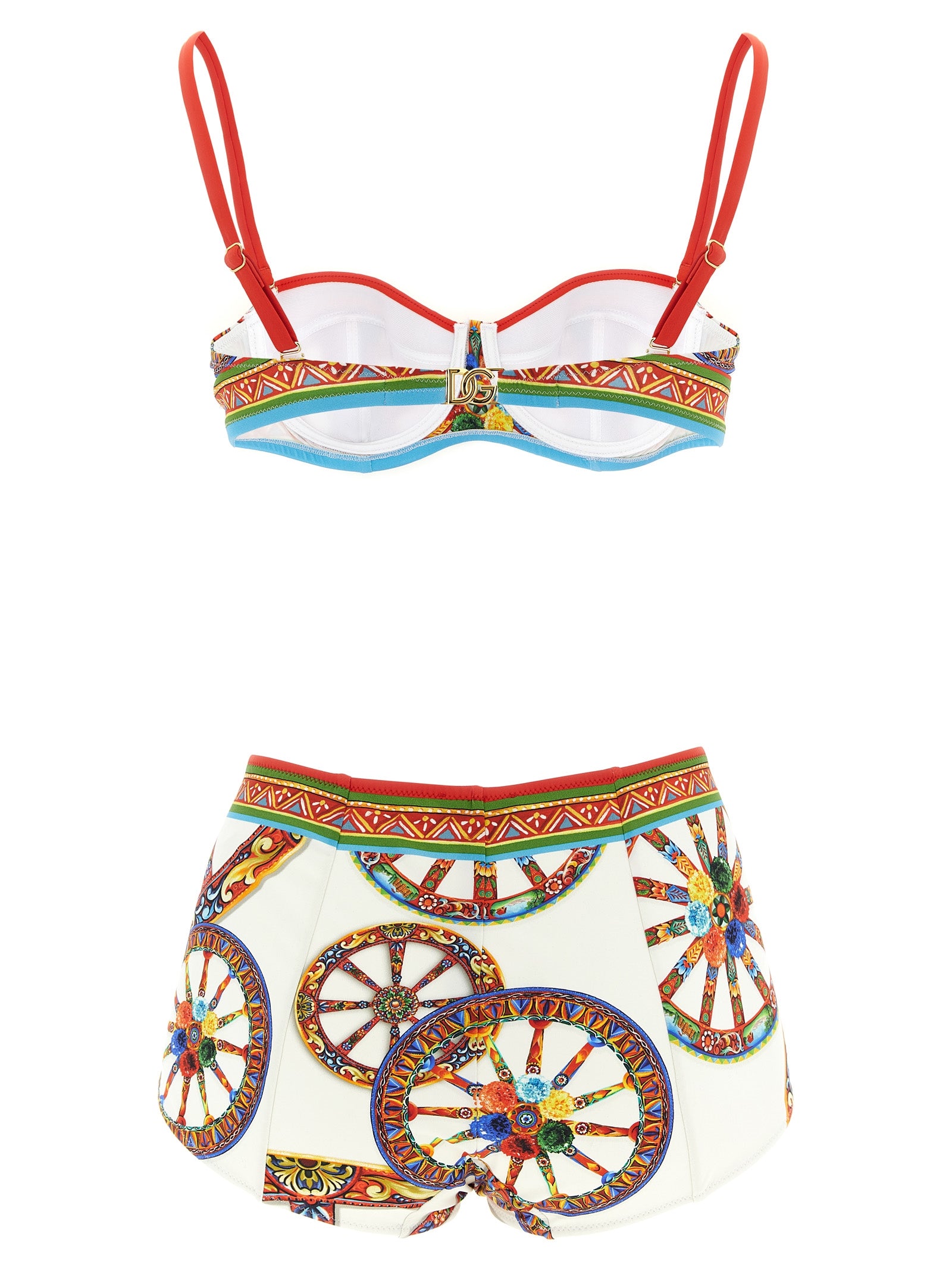 Dolce & Gabbana Mehrfarbiger Bikini aus Polyamid