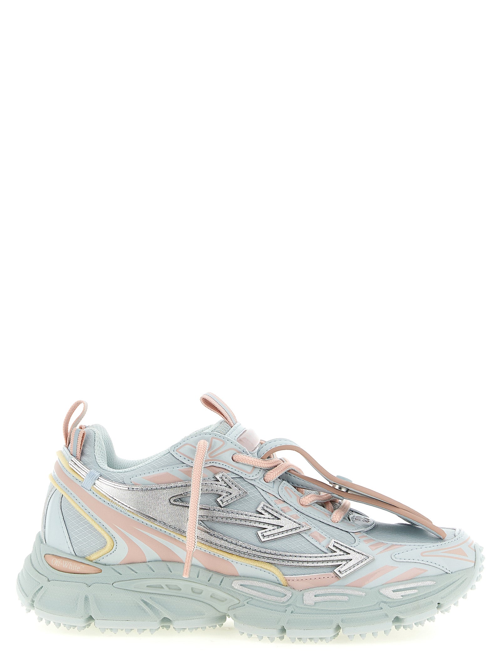 Off-White Blaue Sneaker aus Polyethylen für sportliche Aktivitäten