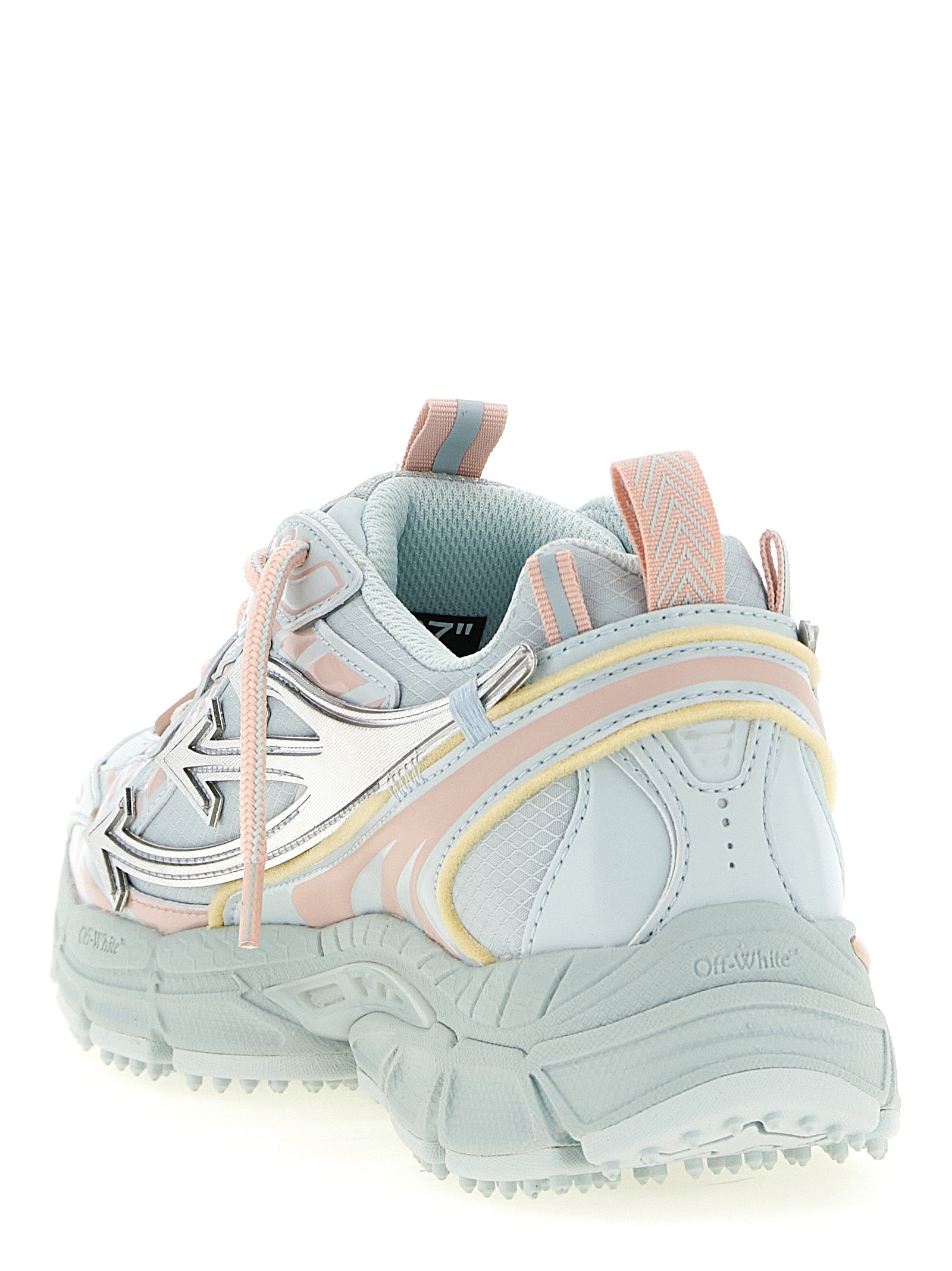 Off-White Blaue Sneaker aus Polyethylen für sportliche Aktivitäten