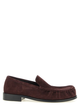 Dries Van Noten Bordeaux Kalbsleder Loafer