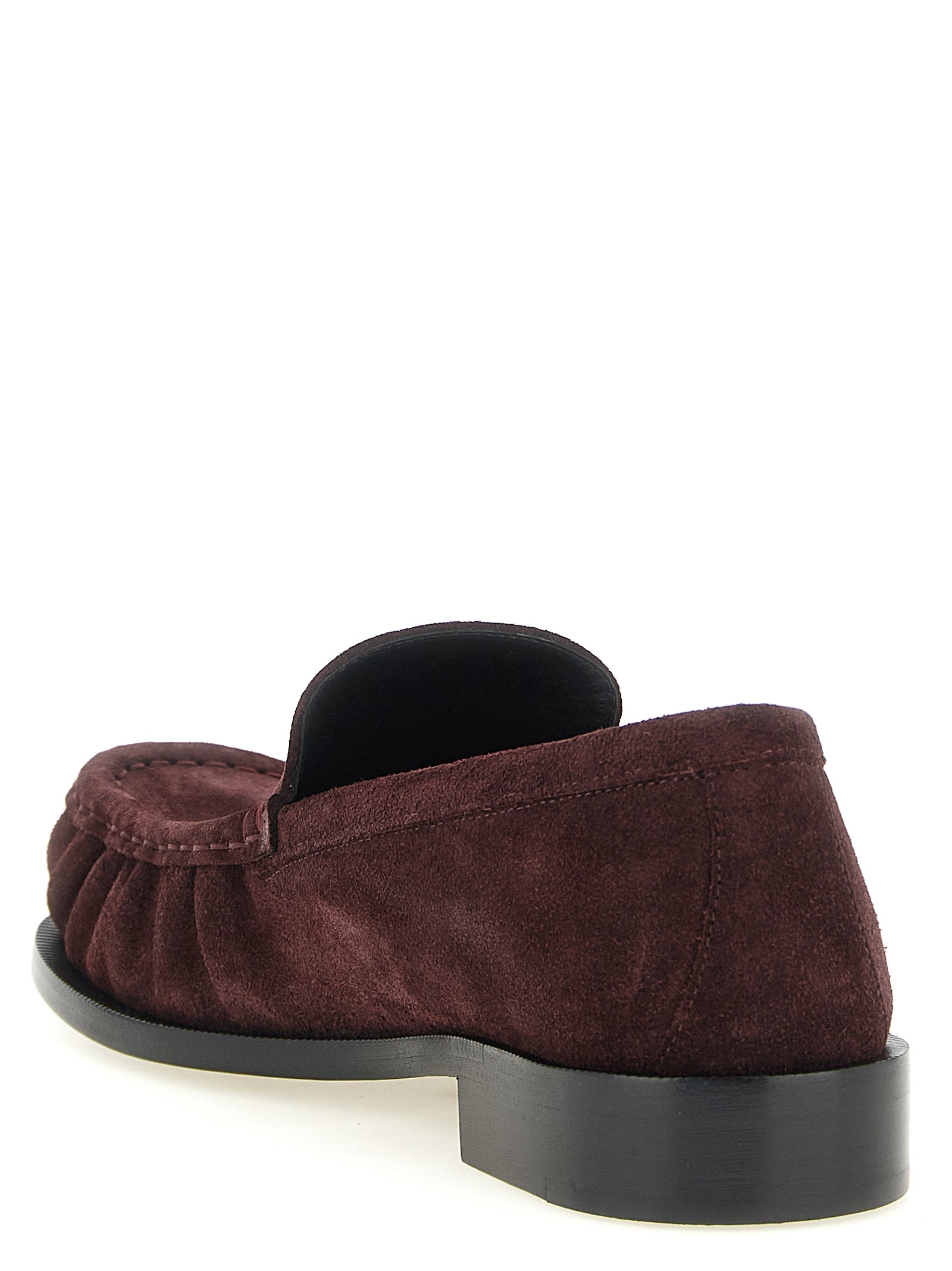 Dries Van Noten Bordeaux Kalbsleder Loafer