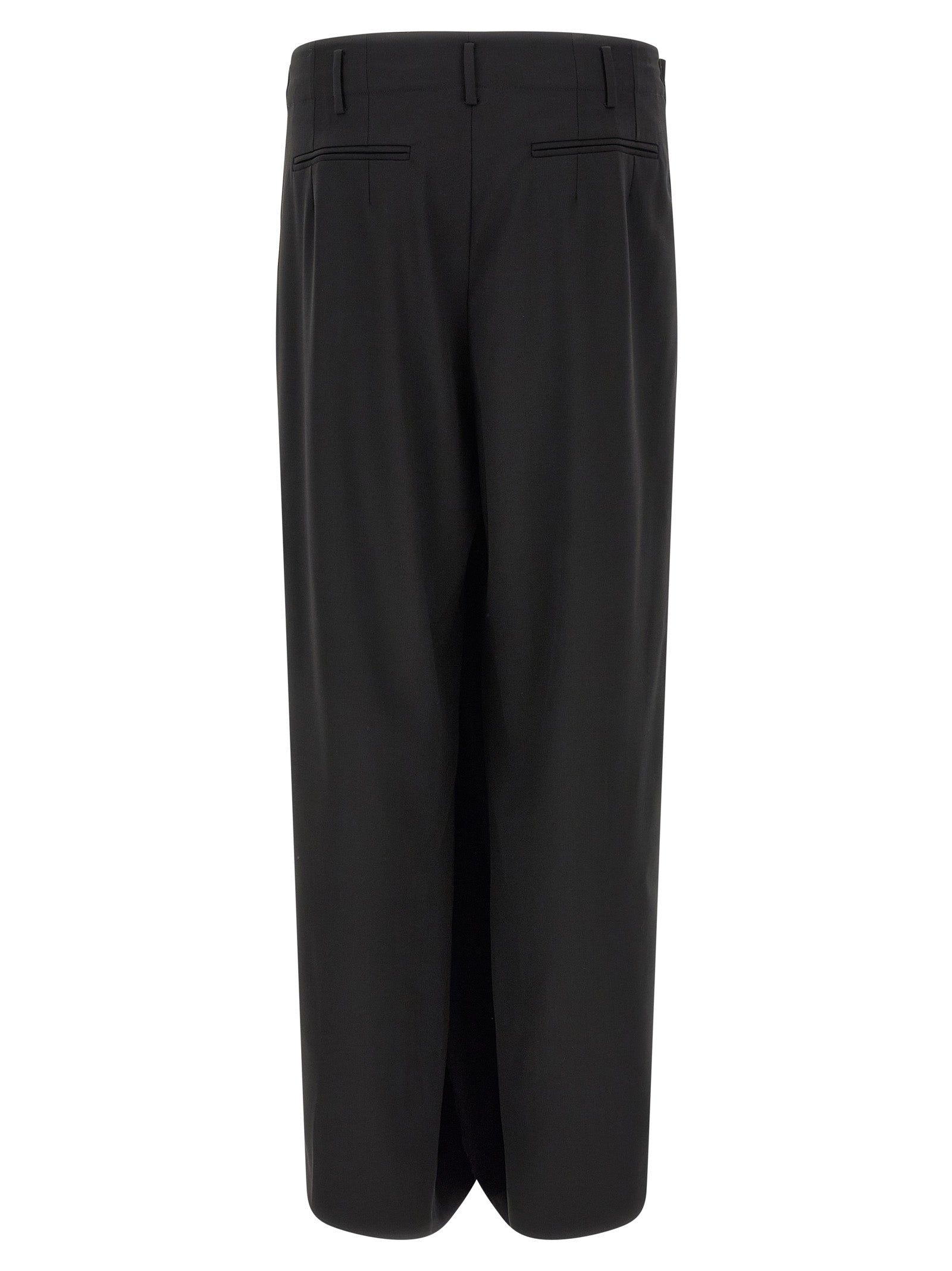 Kiko Kostadinov Schwarze Hose aus reiner Schurwolle