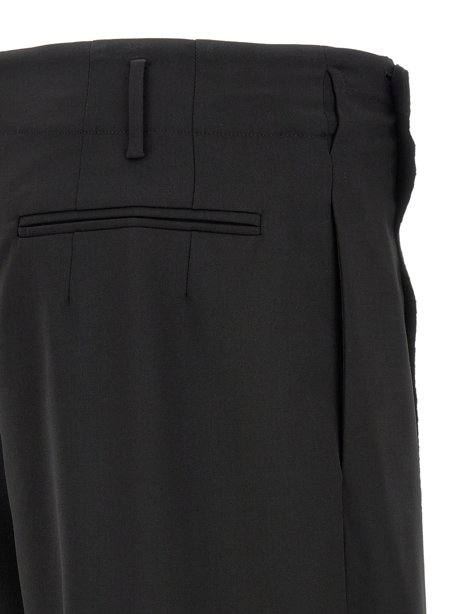 Kiko Kostadinov Schwarze Hose aus reiner Schurwolle