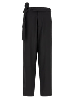 Kiko Kostadinov Schwarze Hose aus reiner Schurwolle