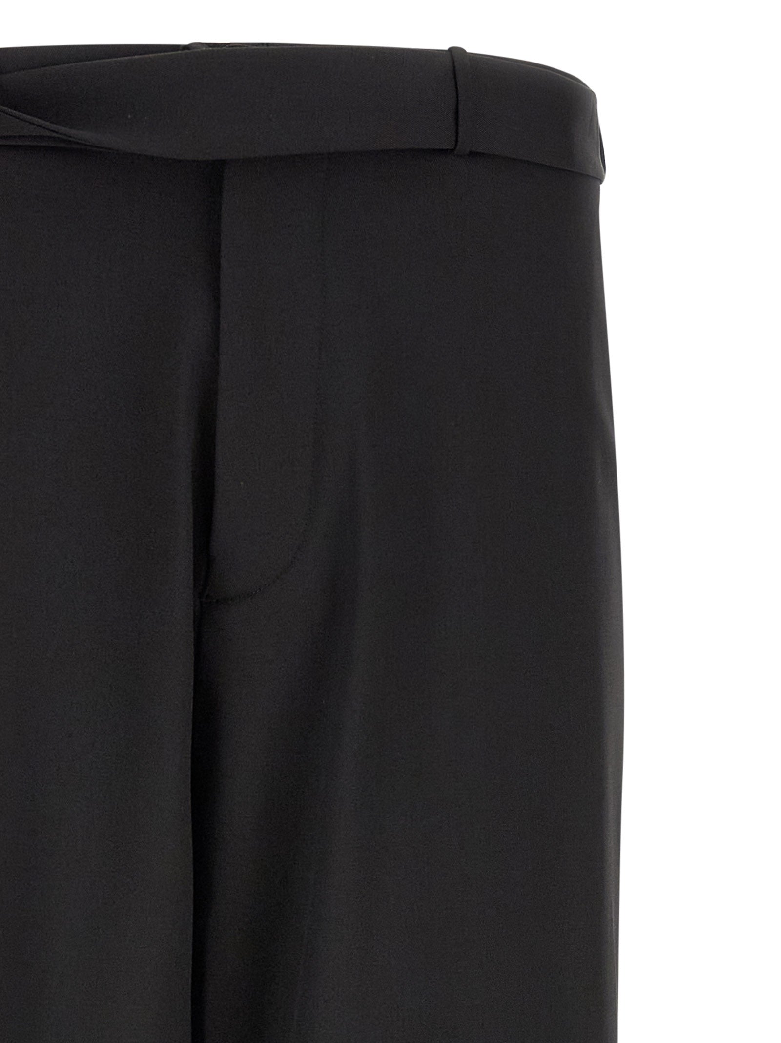Kiko Kostadinov Schwarze Hose aus reiner Schurwolle