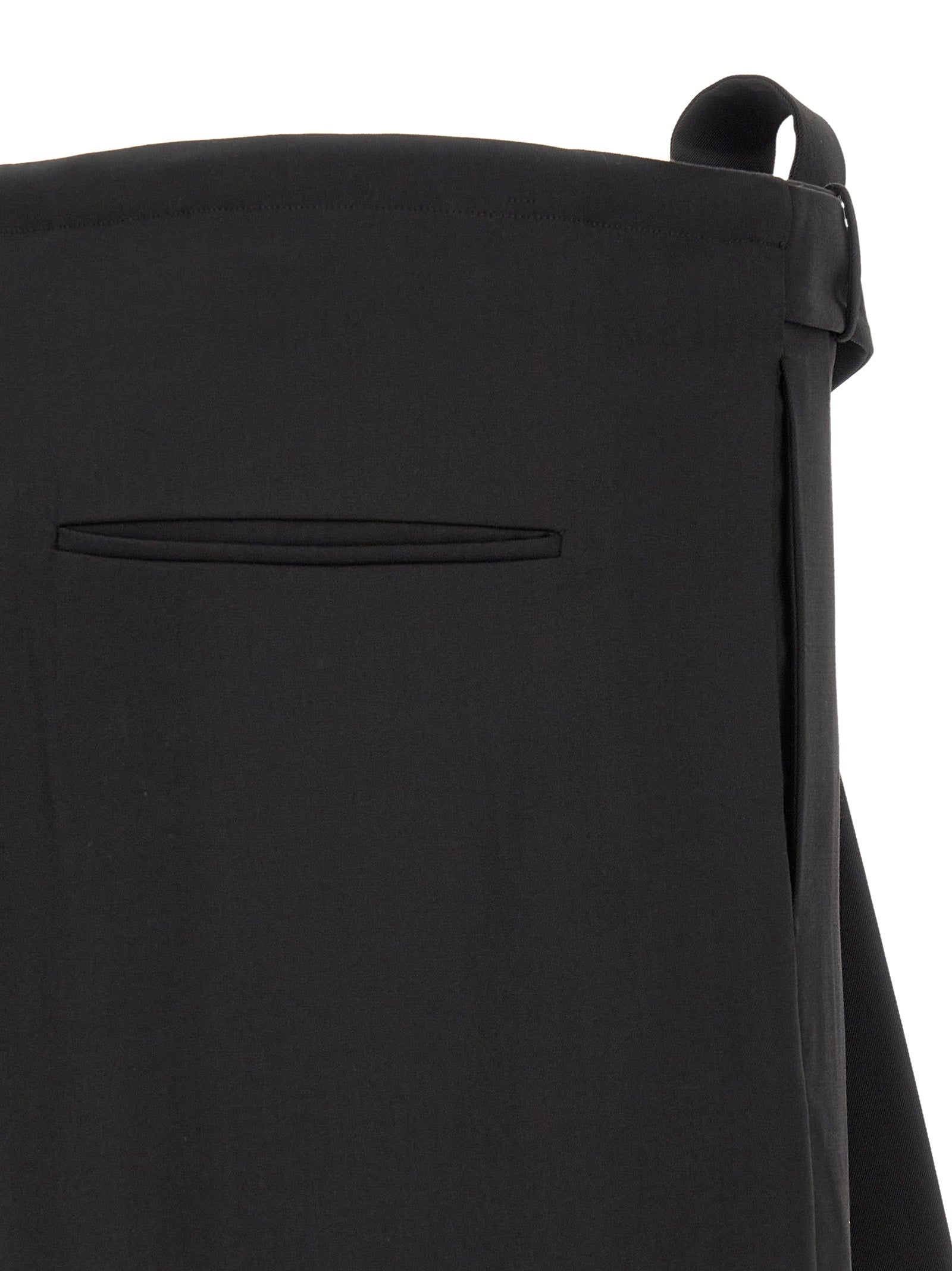 Kiko Kostadinov Schwarze Hose aus reiner Schurwolle