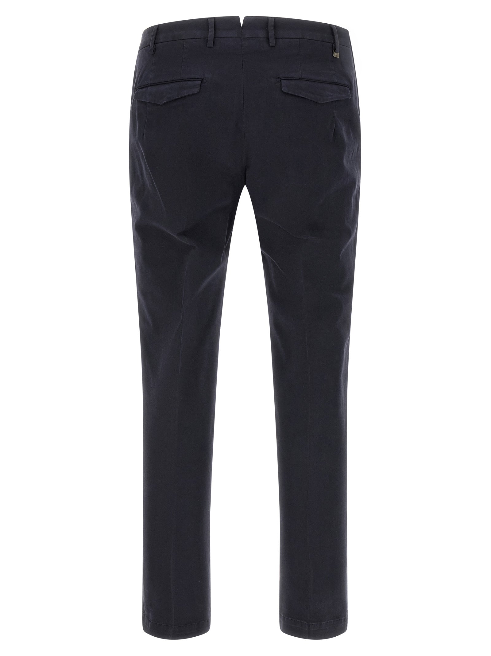 PT Torino Blaue Baumwoll-Freizeithose