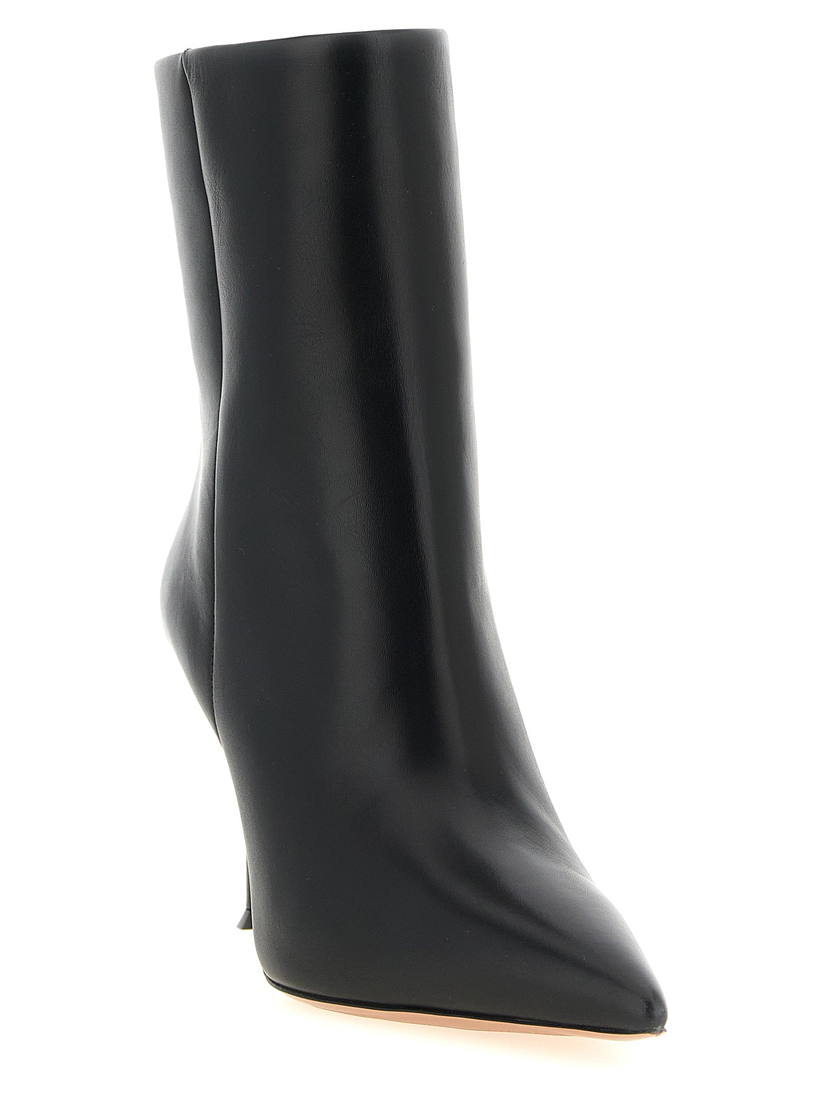Aquazzura Schwarze Stiefeletten aus Kalbsleder
