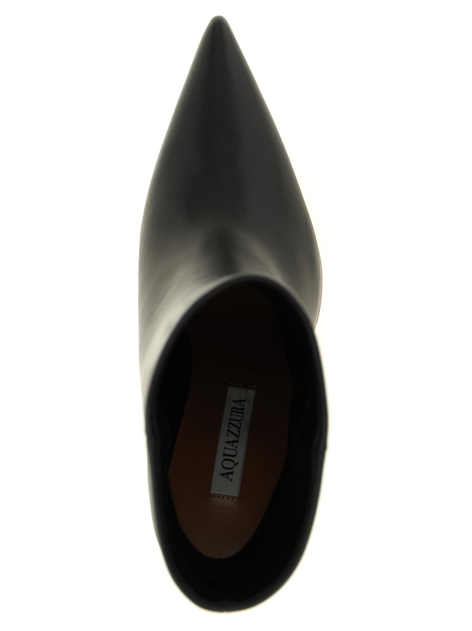 Aquazzura Schwarze Stiefeletten aus Kalbsleder