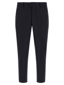 PT Torino Schwarze Hose aus reiner Schurwolle