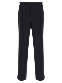 PT Torino Schwarze Hose aus reiner Schurwolle