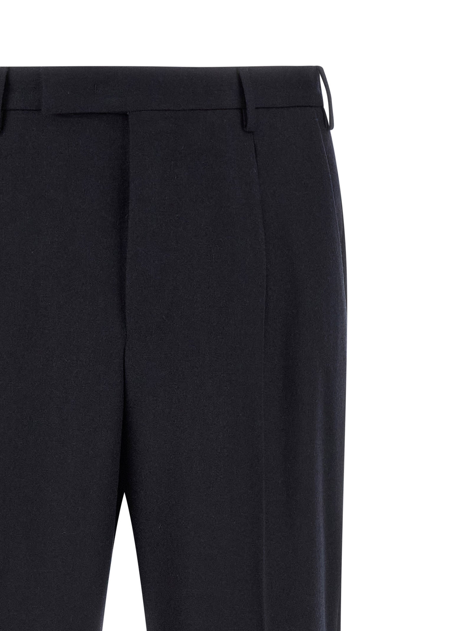PT Torino Schwarze Hose aus reiner Schurwolle