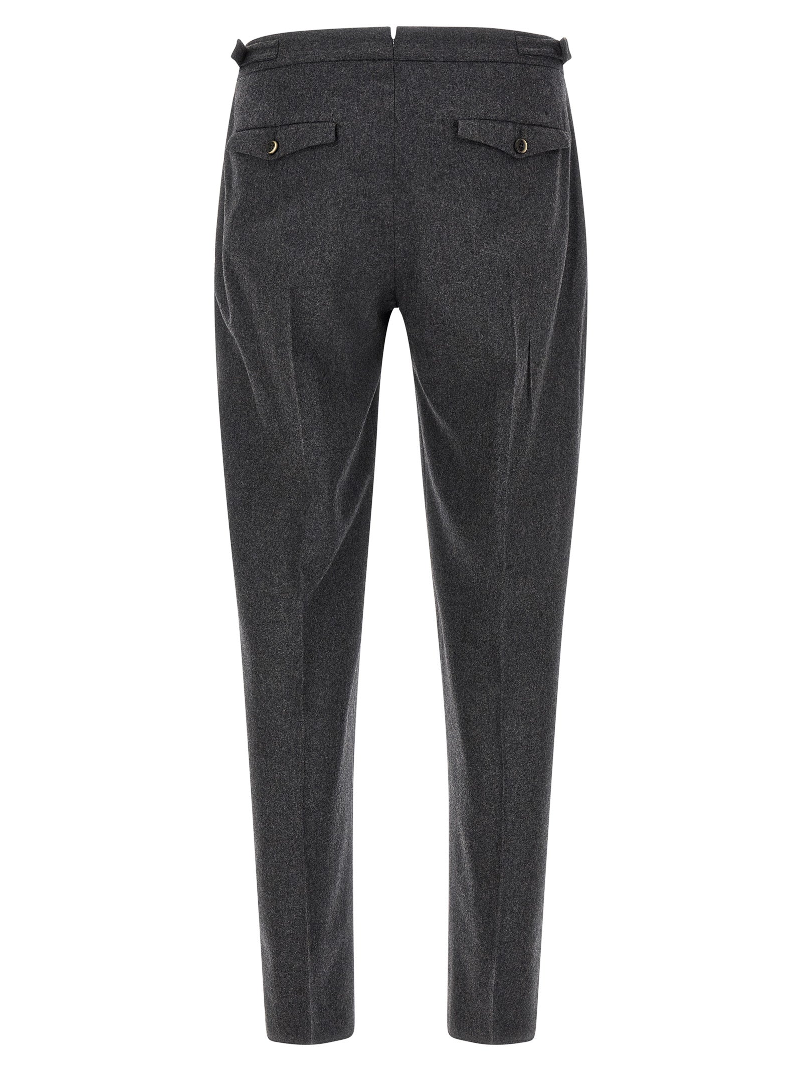 PT Torino Graue Hose aus reiner Schurwolle