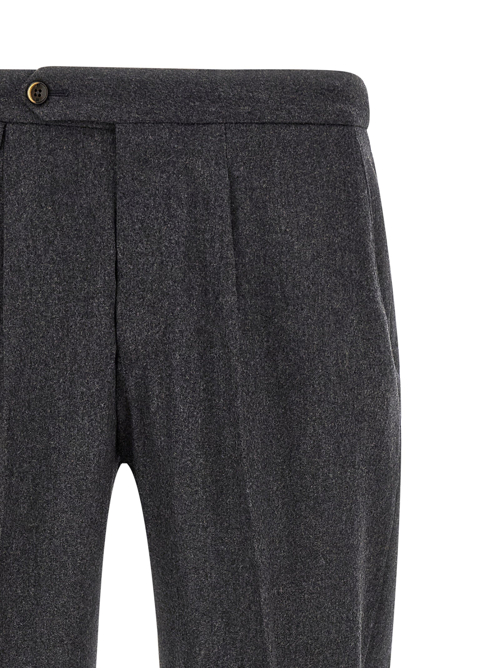 PT Torino Graue Hose aus reiner Schurwolle