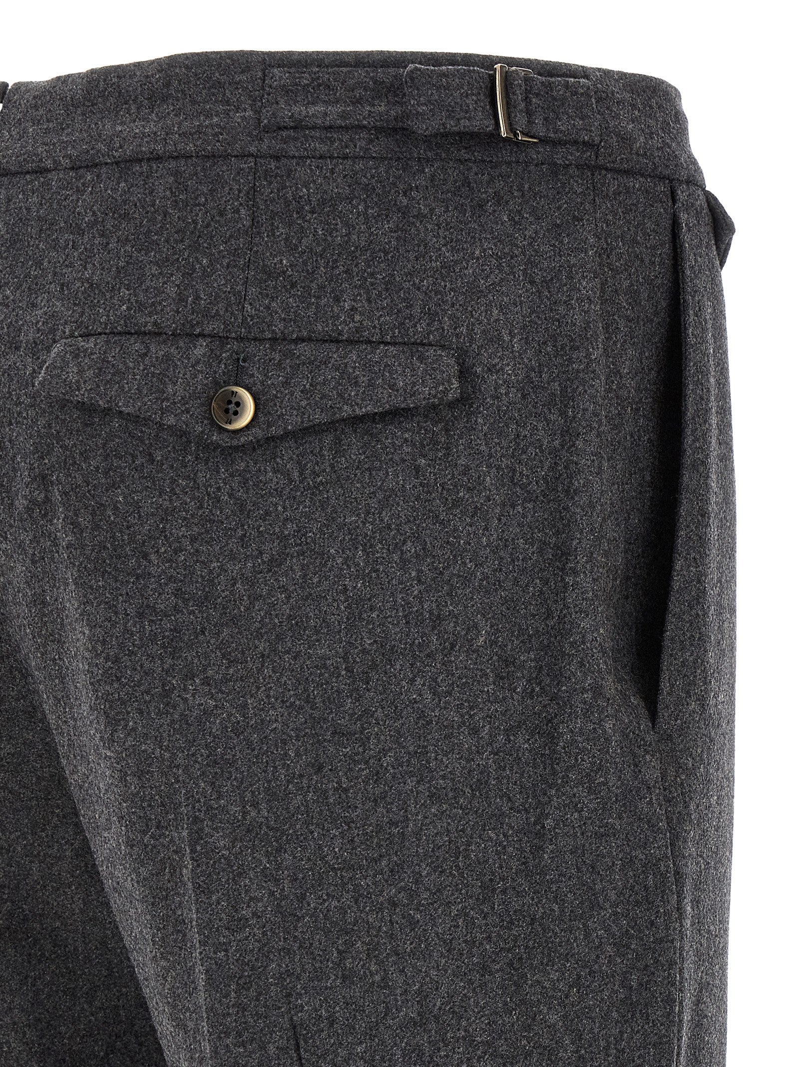 PT Torino Graue Hose aus reiner Schurwolle