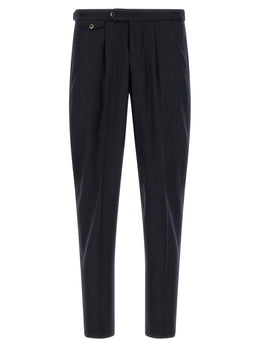 PT Torino Schwarze Hose aus reiner Schurwolle