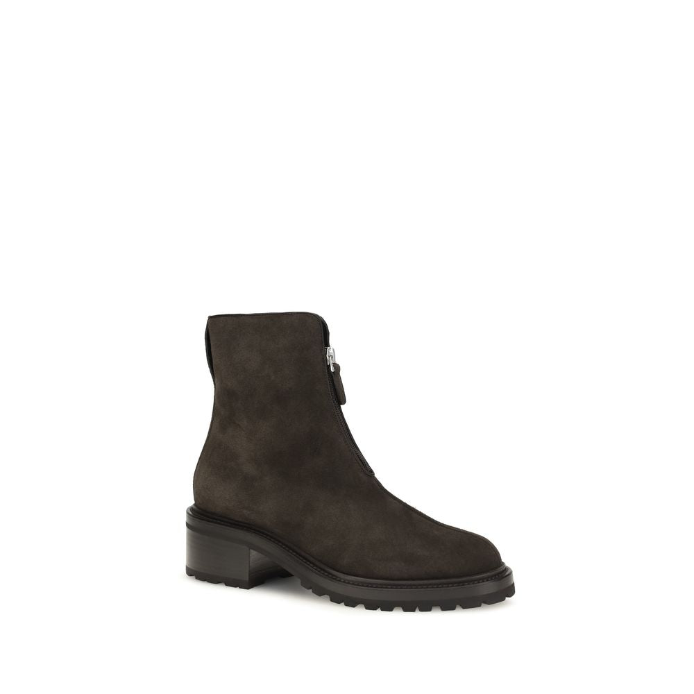 The Row Braune Wildleder-Ankle Boots