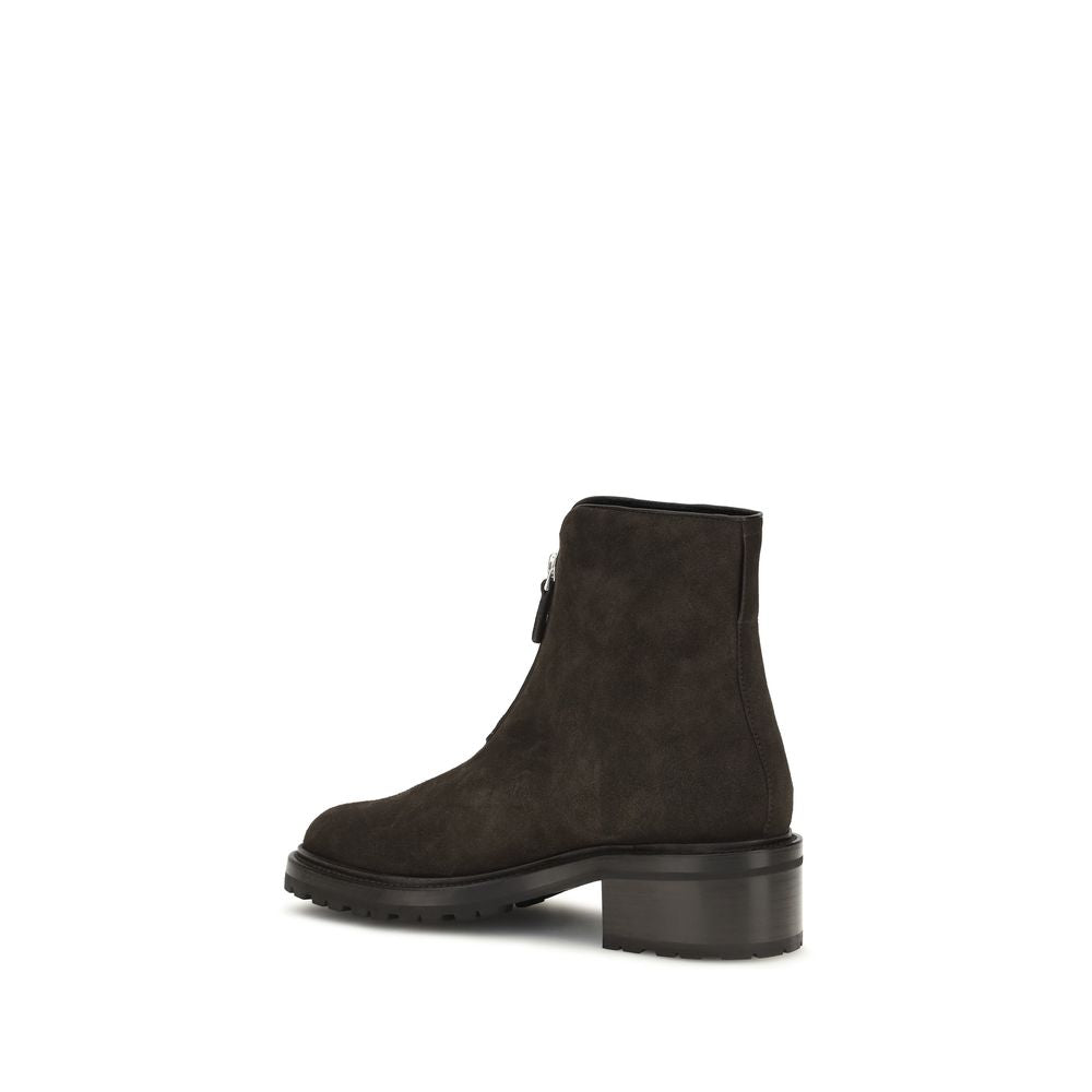 The Row Braune Wildleder-Ankle Boots