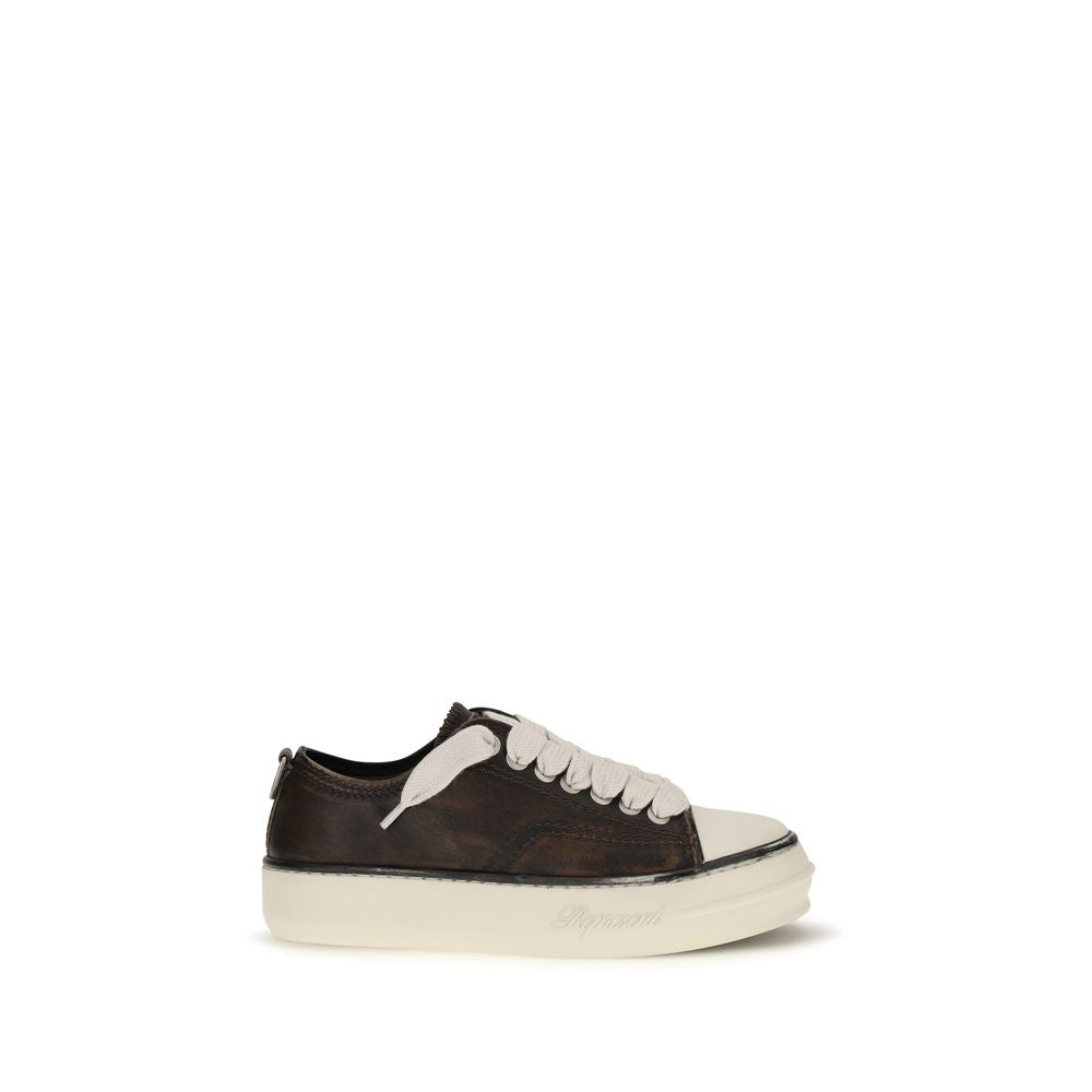 Represent Braune Kalbsleder Bos Taurus Chunky Sneaker