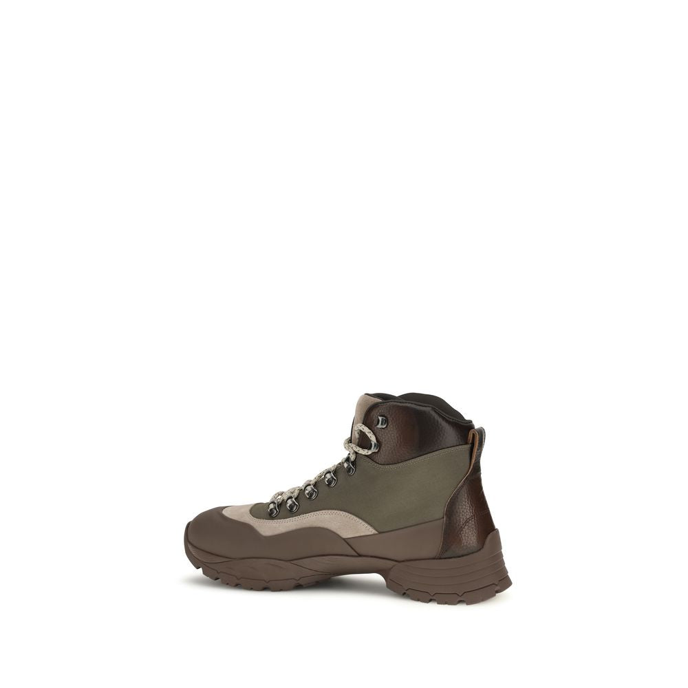 Brunello Cucinelli Bicolor-Schnürstiefel aus Nylon