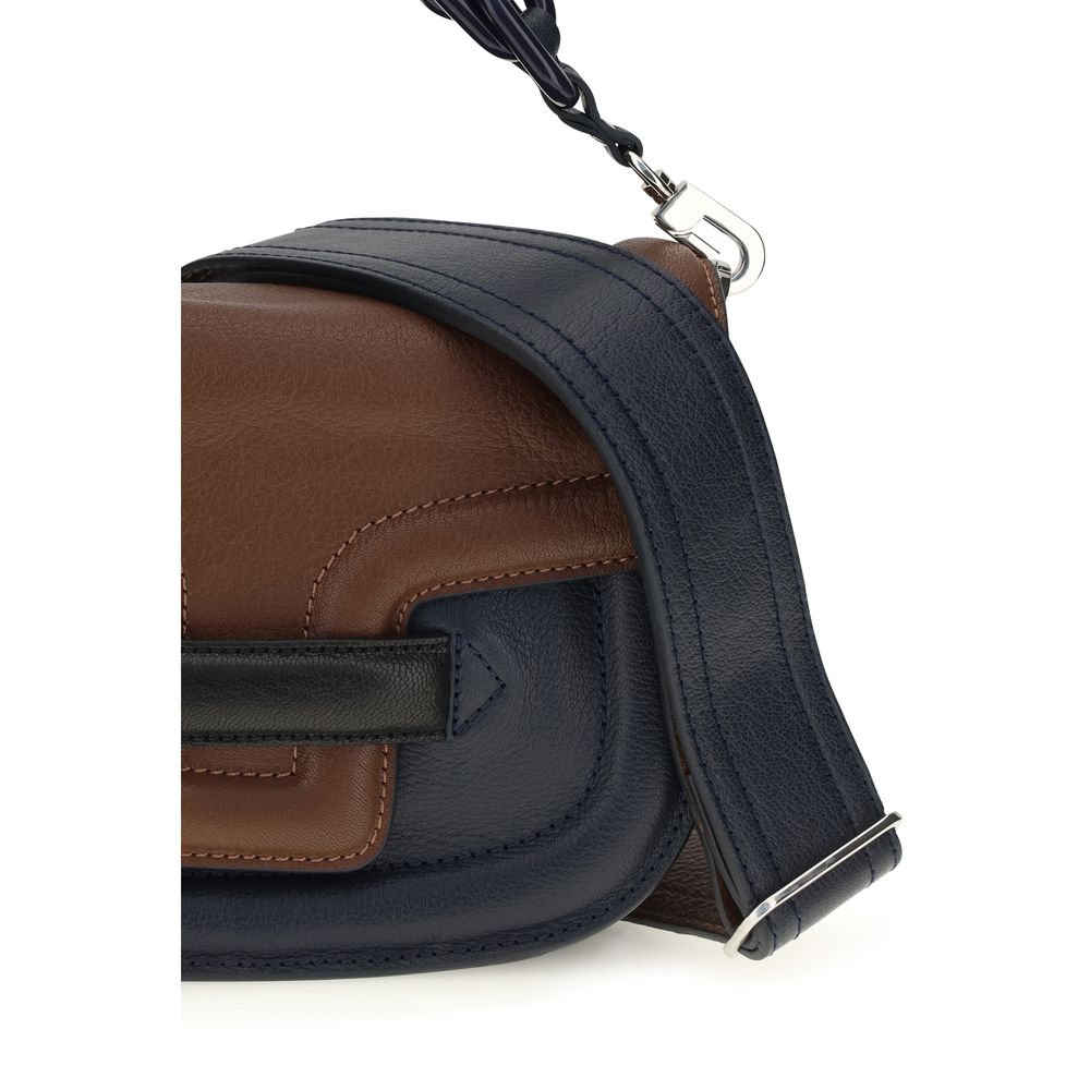 Pierre Hardy Schultertasche aus mehrfarbigem Ziegenleder