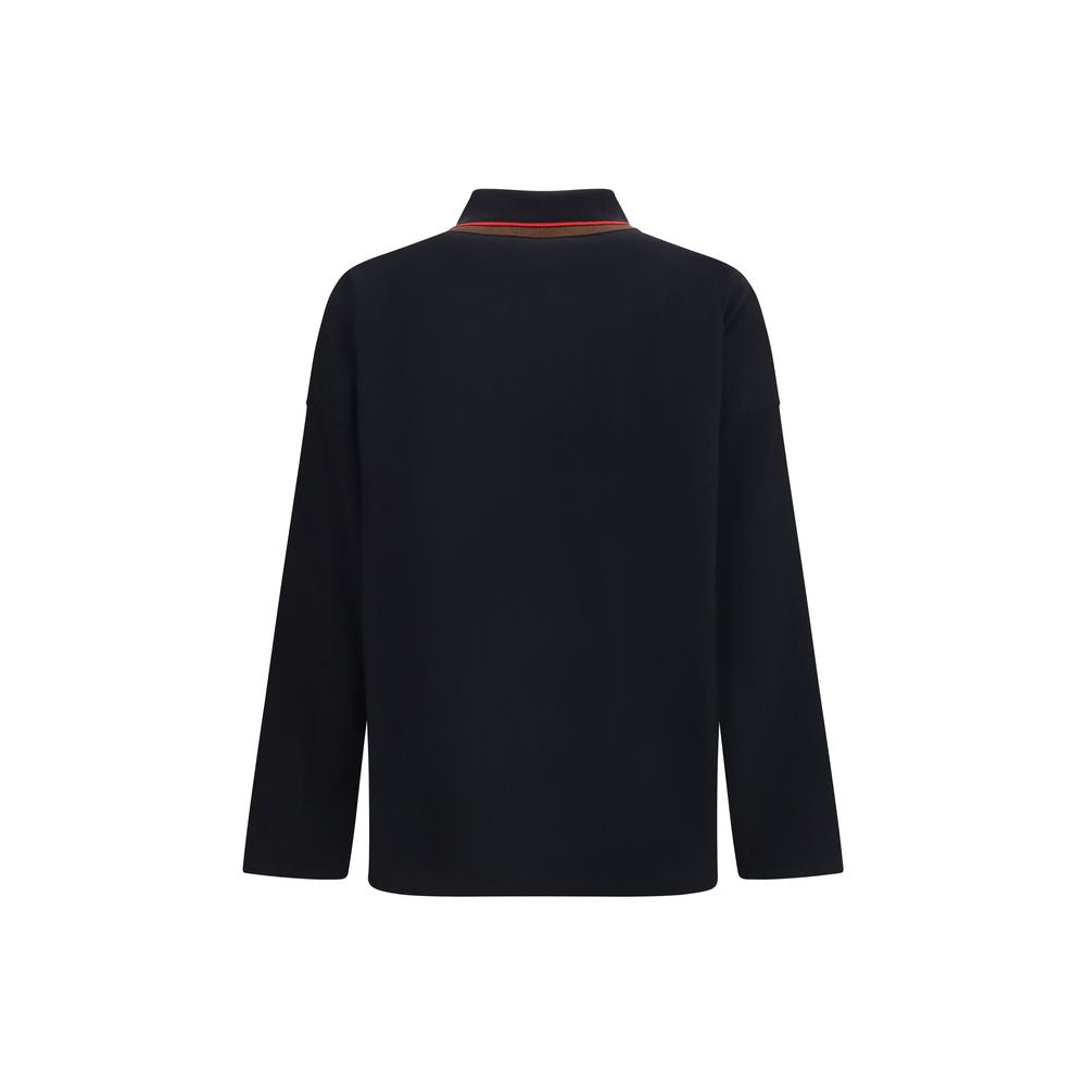 Vivienne Westwood Schwarzes Baumwoll-Poloshirt