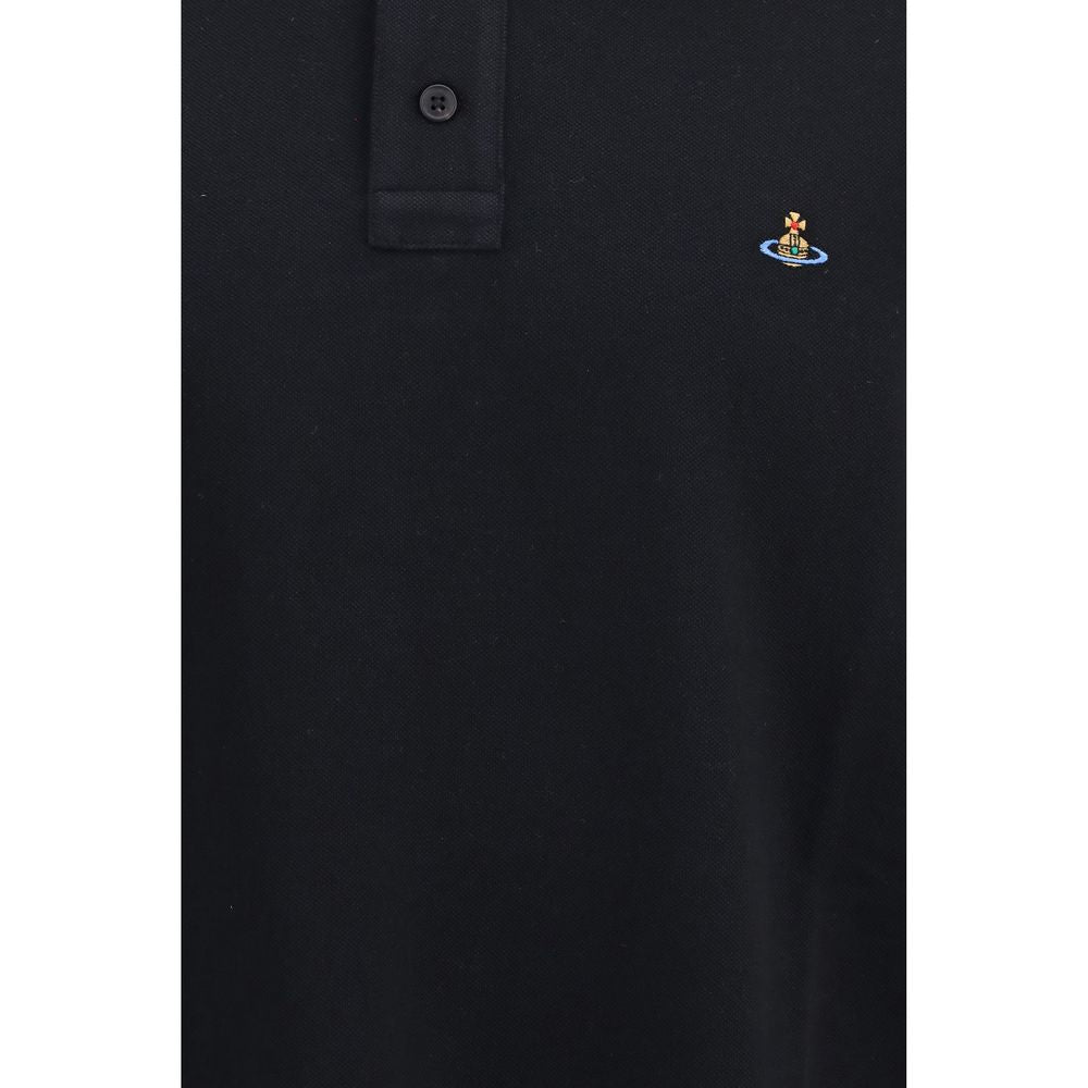 Vivienne Westwood Schwarzes Baumwoll-Poloshirt