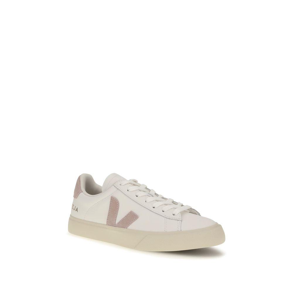 Veja Weiße Low-Top-Sneaker aus Kalbsleder Bos Taurus