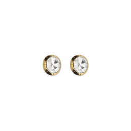 Alessandra Rich Ohrringe aus Glas und Gold