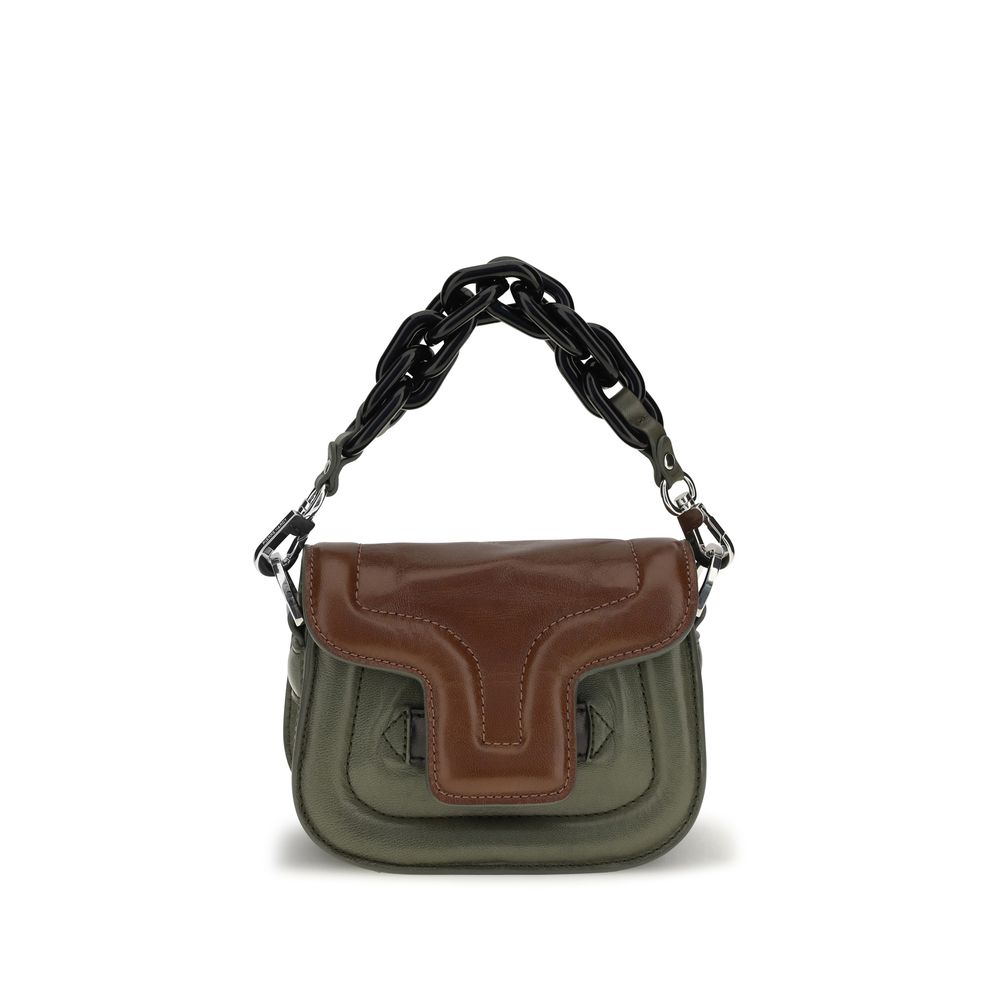 Pierre Hardy Braune Kalbsleder Bos Taurus Handtasche