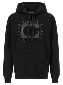 Gucci Schwarzer Baumwoll-Sweatshirt