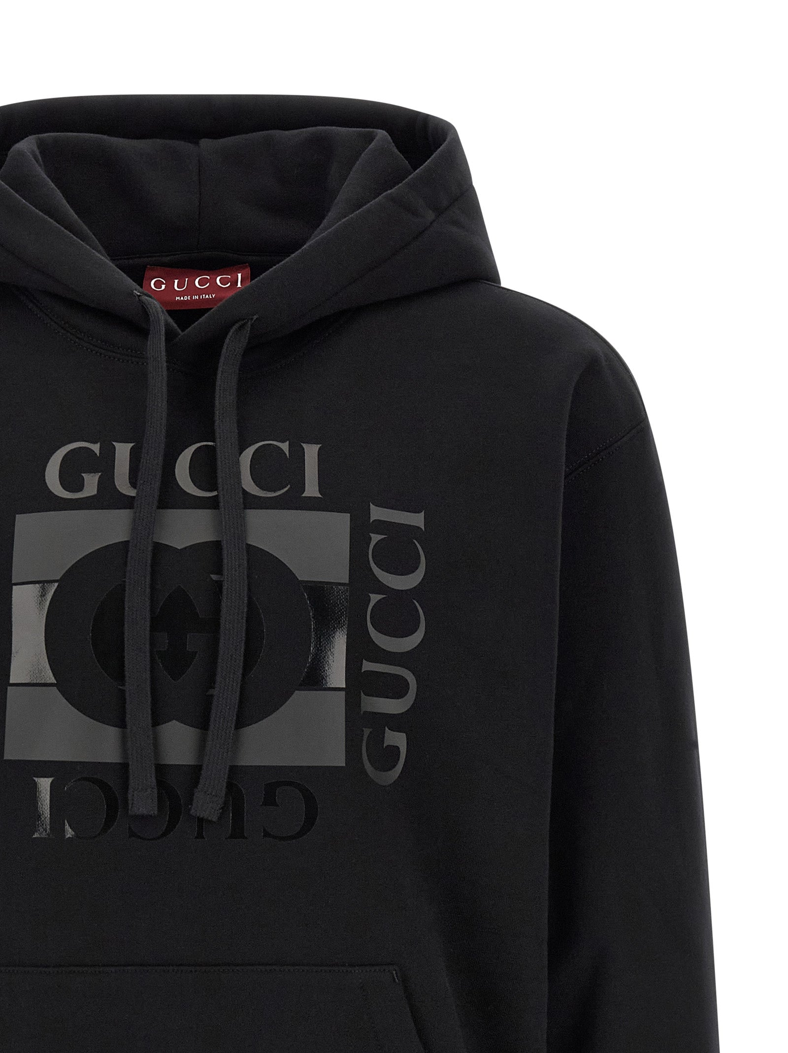 Gucci Schwarzer Baumwoll-Sweatshirt