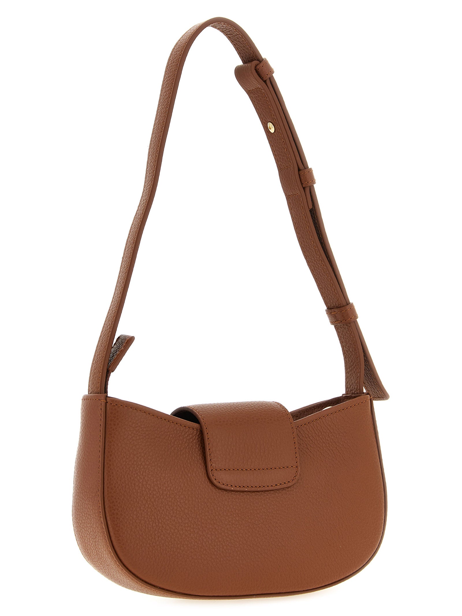 Ferragamo Braunes Kalbsleder Damen Crossbody Tasche