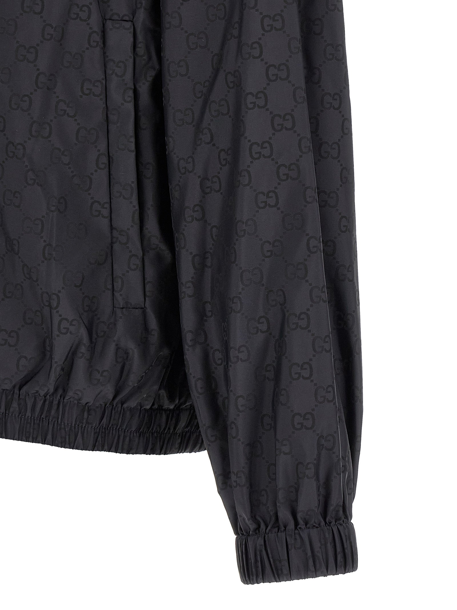 Gucci Schwarze Polyamid-Shell-Jacke