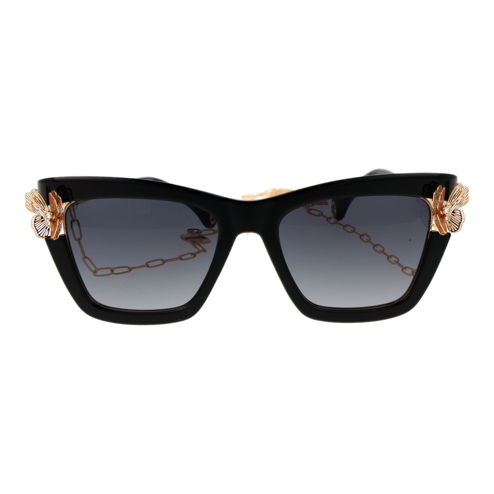 Carolina Herrera Schwarze Sonnenbrille aus Polyamid