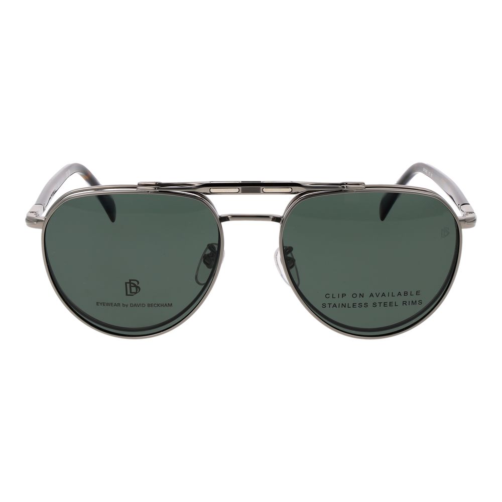 David Beckham Brille aus silbernem Metall (Fassung)