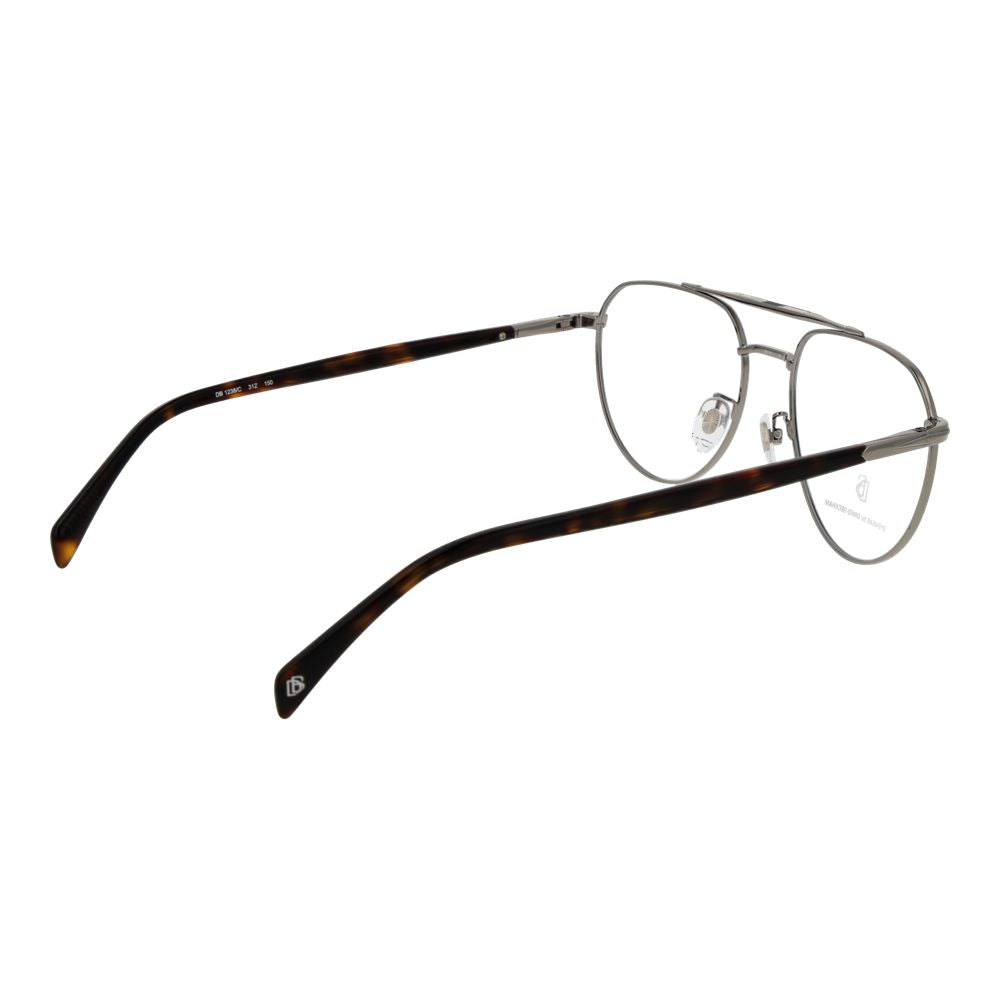 David Beckham Brille aus silbernem Metall (Fassung)