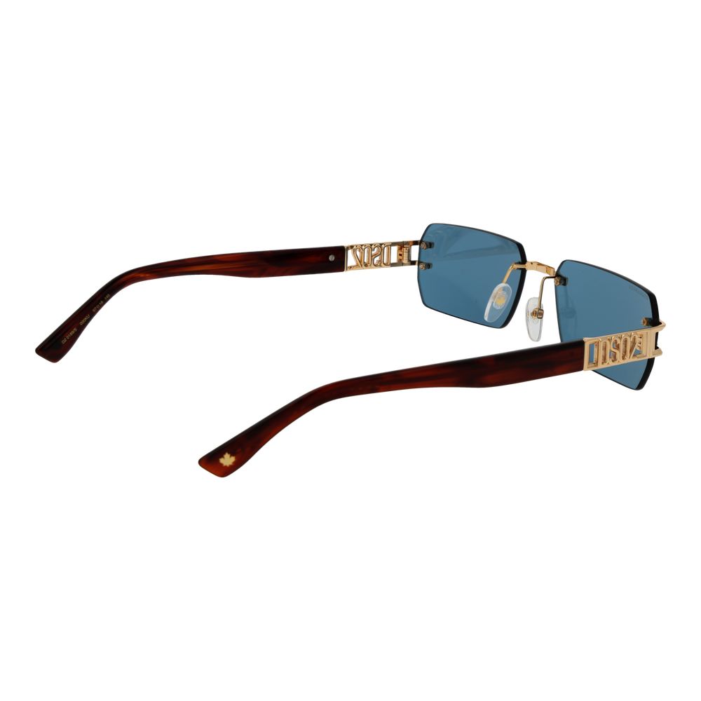 Dsquared² Sonnenbrille aus Goldmetall